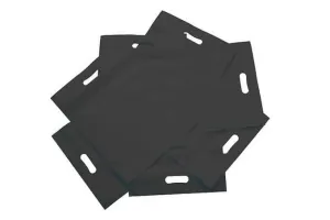 Agrashri Enterprises D Cut Cloth Carry Bags Set (Pack of 50, Black)