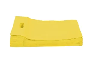 Agrashri Enterprises D Cut Cloth Carry Bags Set (Pack of 50 , Yellow)