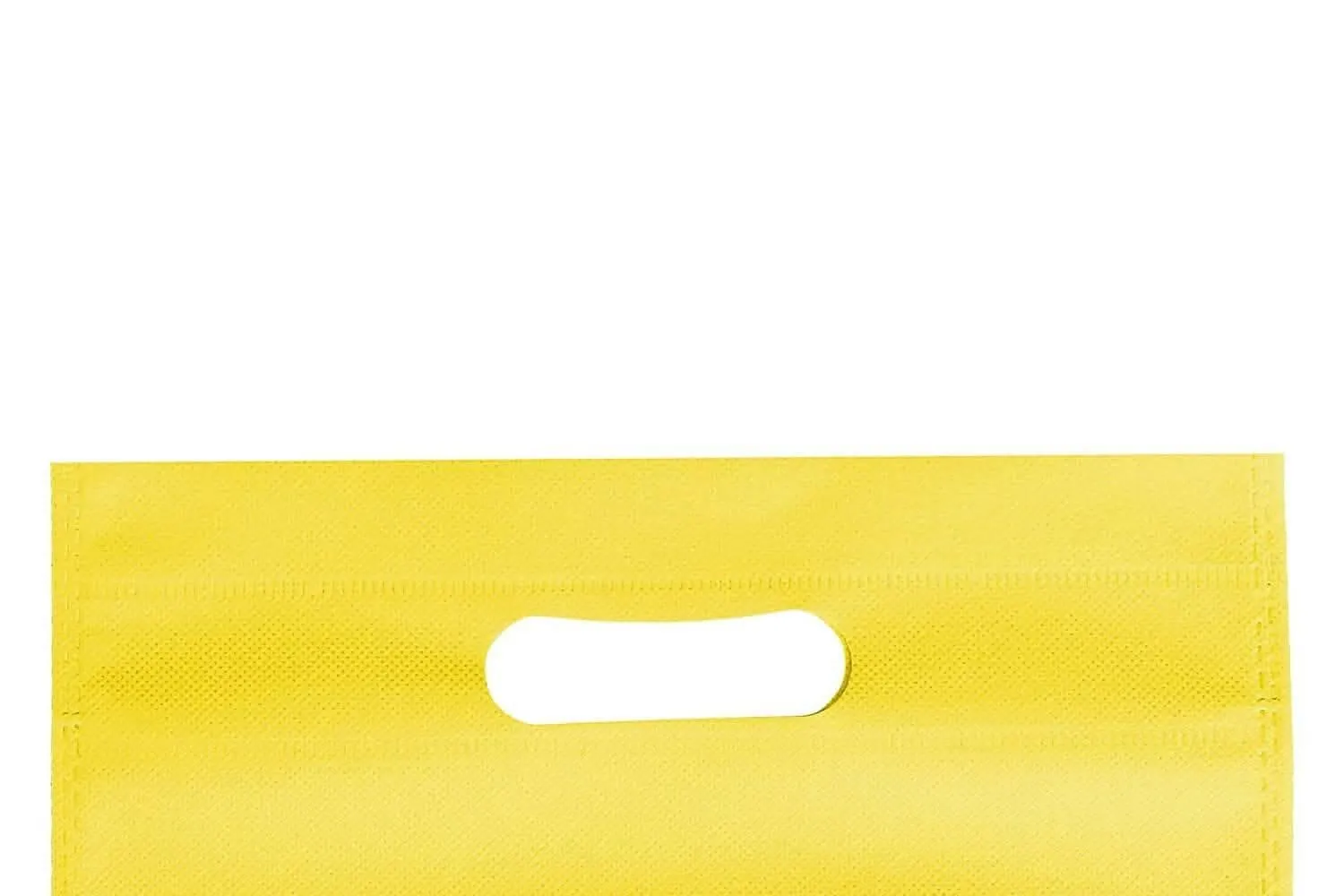 Agrashri Enterprises D Cut Cloth Carry Bags Set (Pack of 50 , Yellow)
