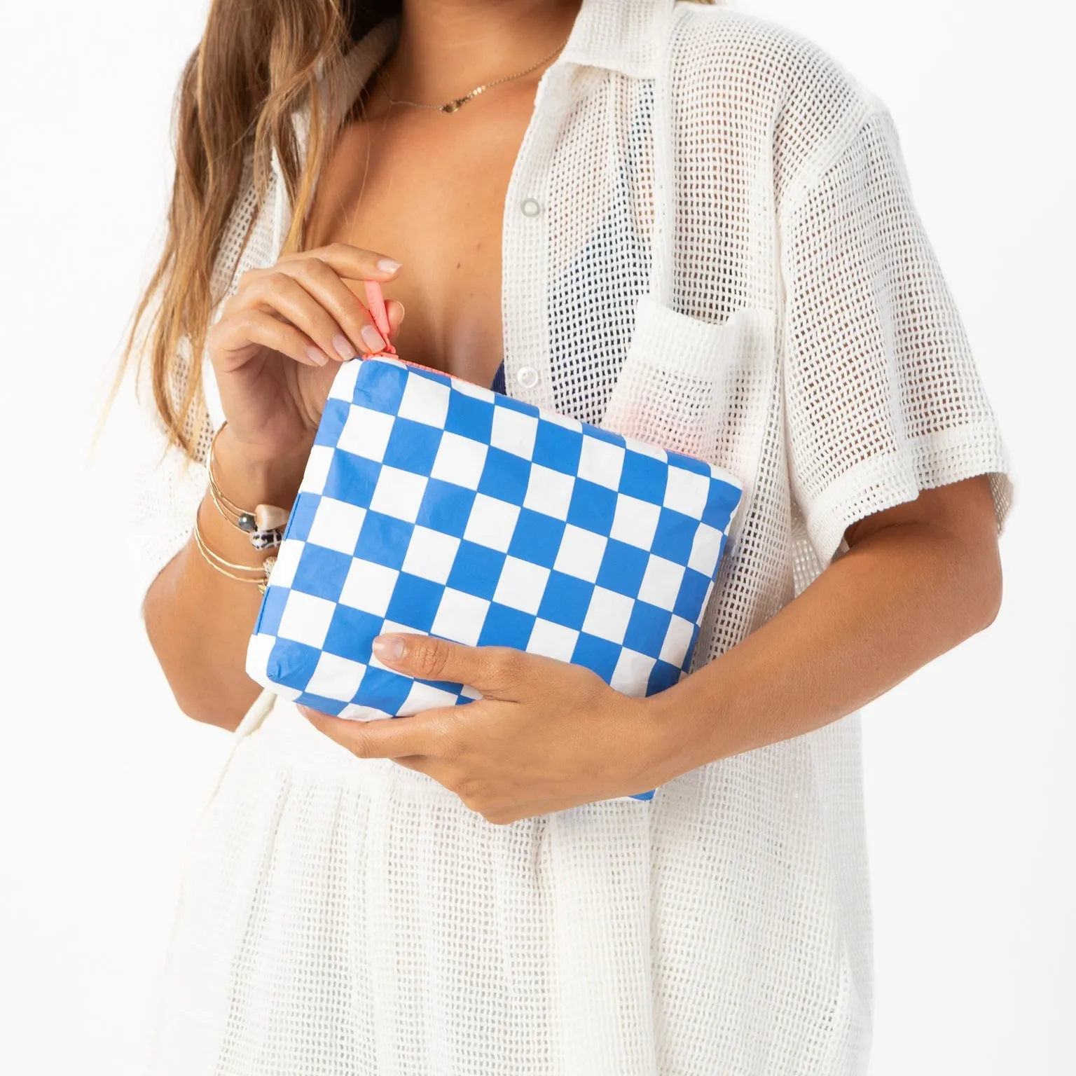 Aloha Small Pouch Checkmate Cerulean