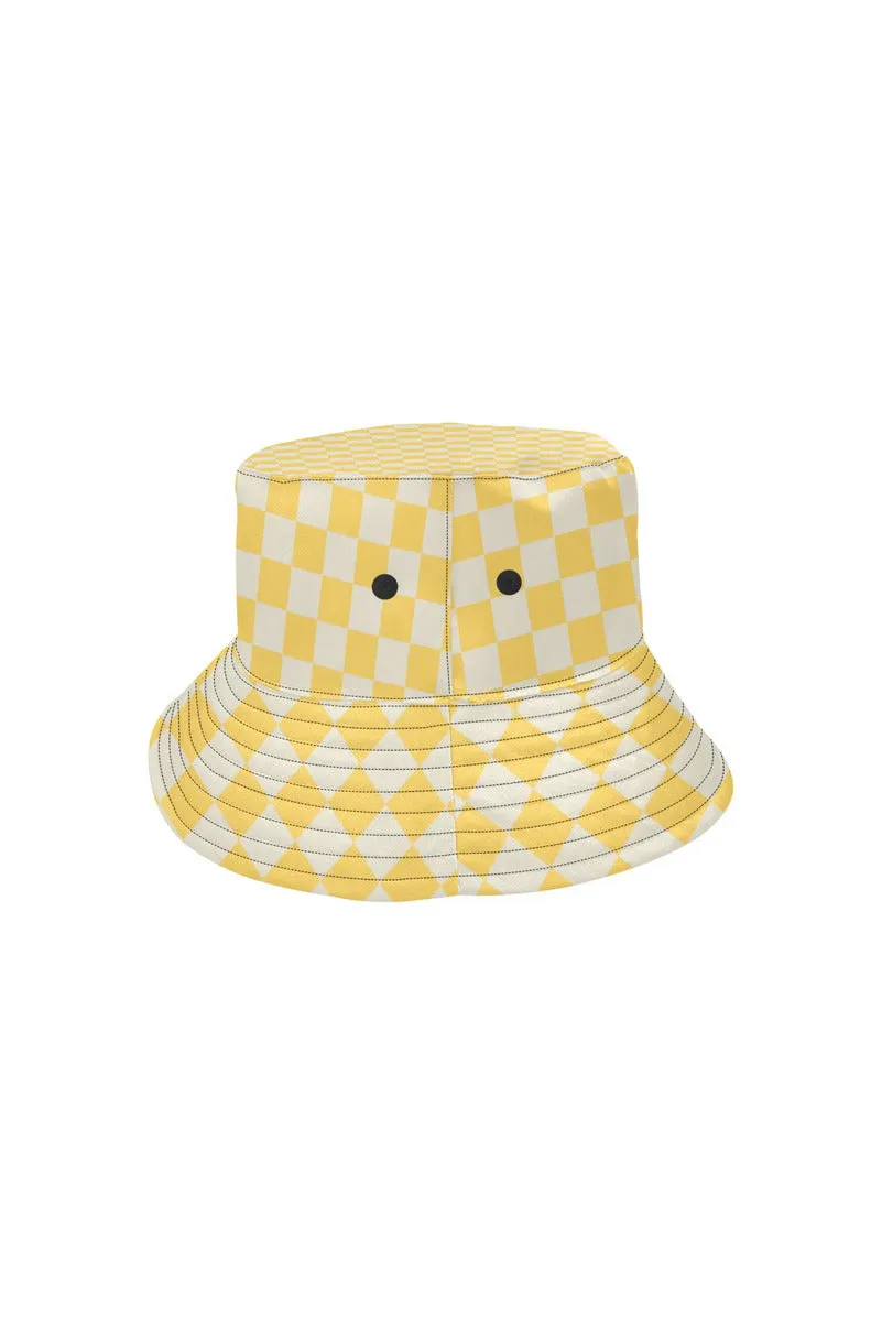 Aspen Gold Checker All Over Print Bucket Hat