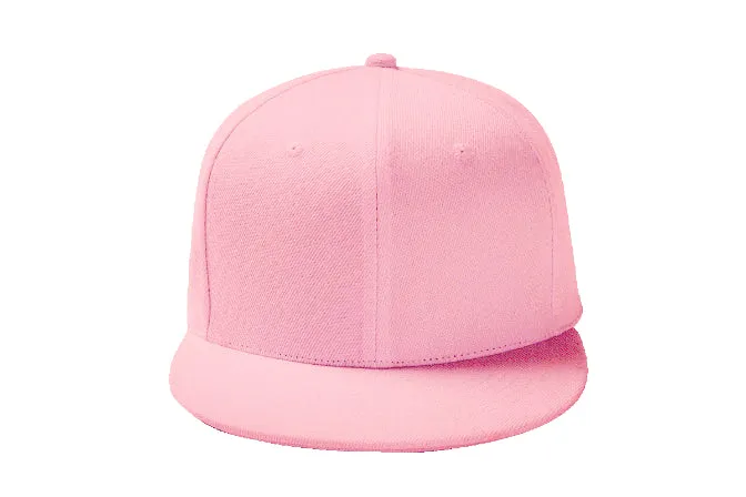 Baby Pink Baseball Hat - Snapback Adjustable Fit 9Fifty Style 100% Cotton