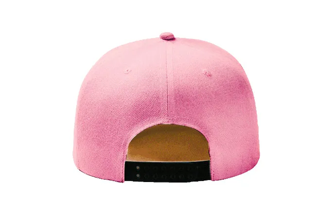 Baby Pink Baseball Hat - Snapback Adjustable Fit 9Fifty Style 100% Cotton