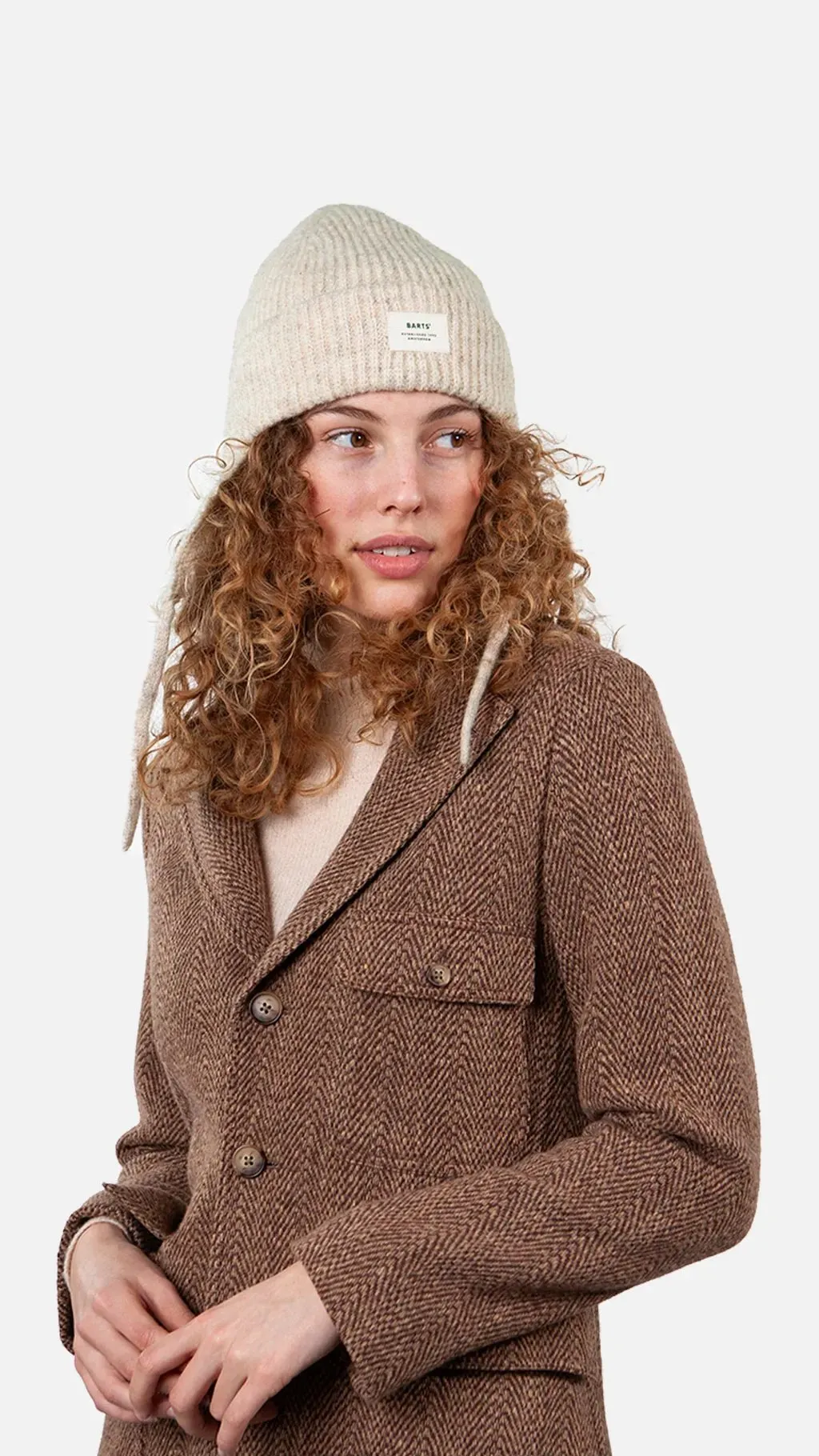 BARTS Hillstar Earflap Beanie Beige (one Size)