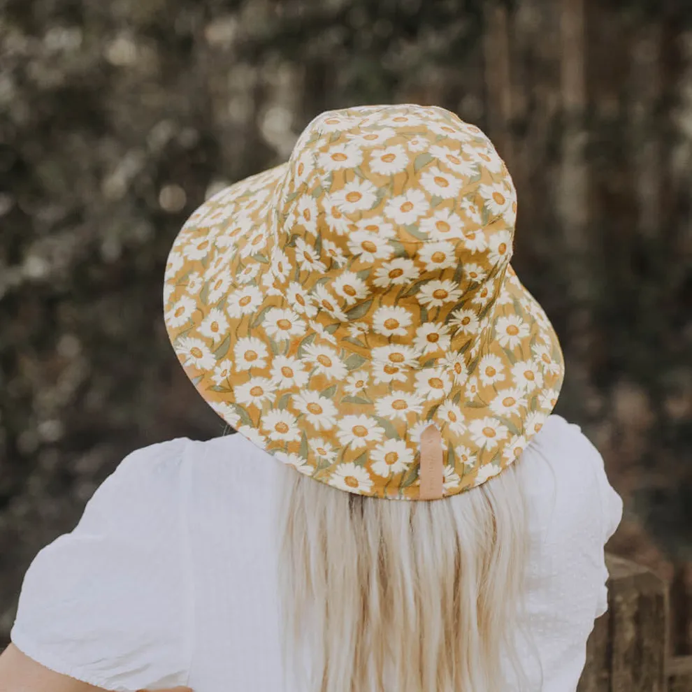 Bedhead 'Vacationer' Reversible Ladies Sun Hat - Maggie / Maize
