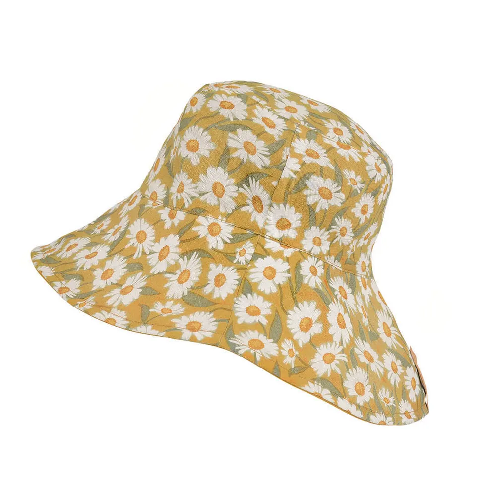 Bedhead 'Vacationer' Reversible Ladies Sun Hat - Maggie / Maize