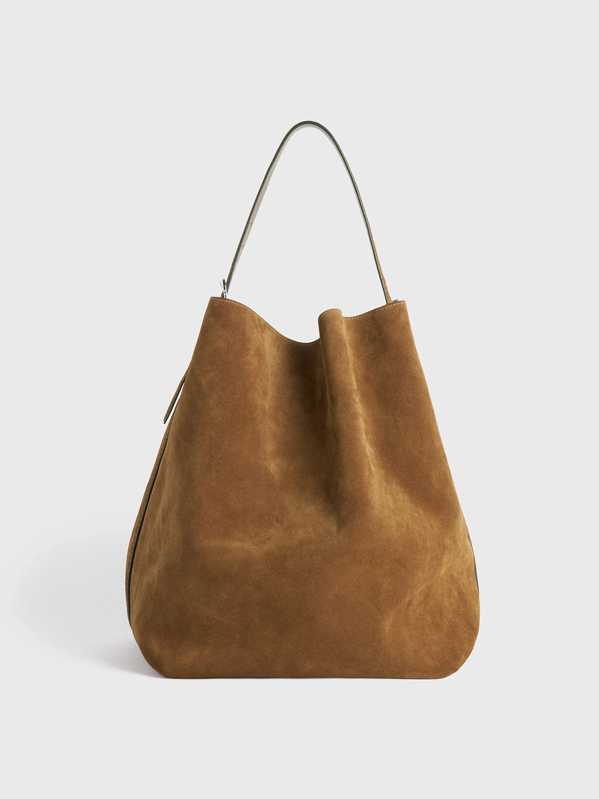 Belted tote bag