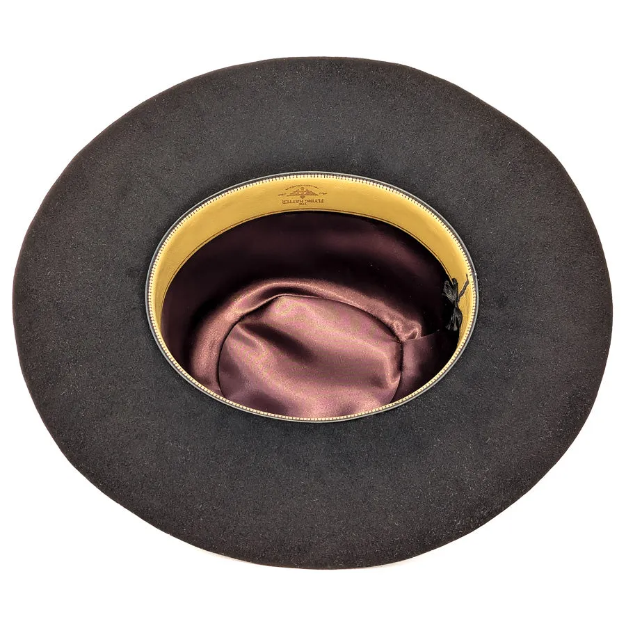 Black Open Fuck Yeah - Custom Felt Hat
