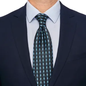 Blue Chrysler Duchesse Silk Tie