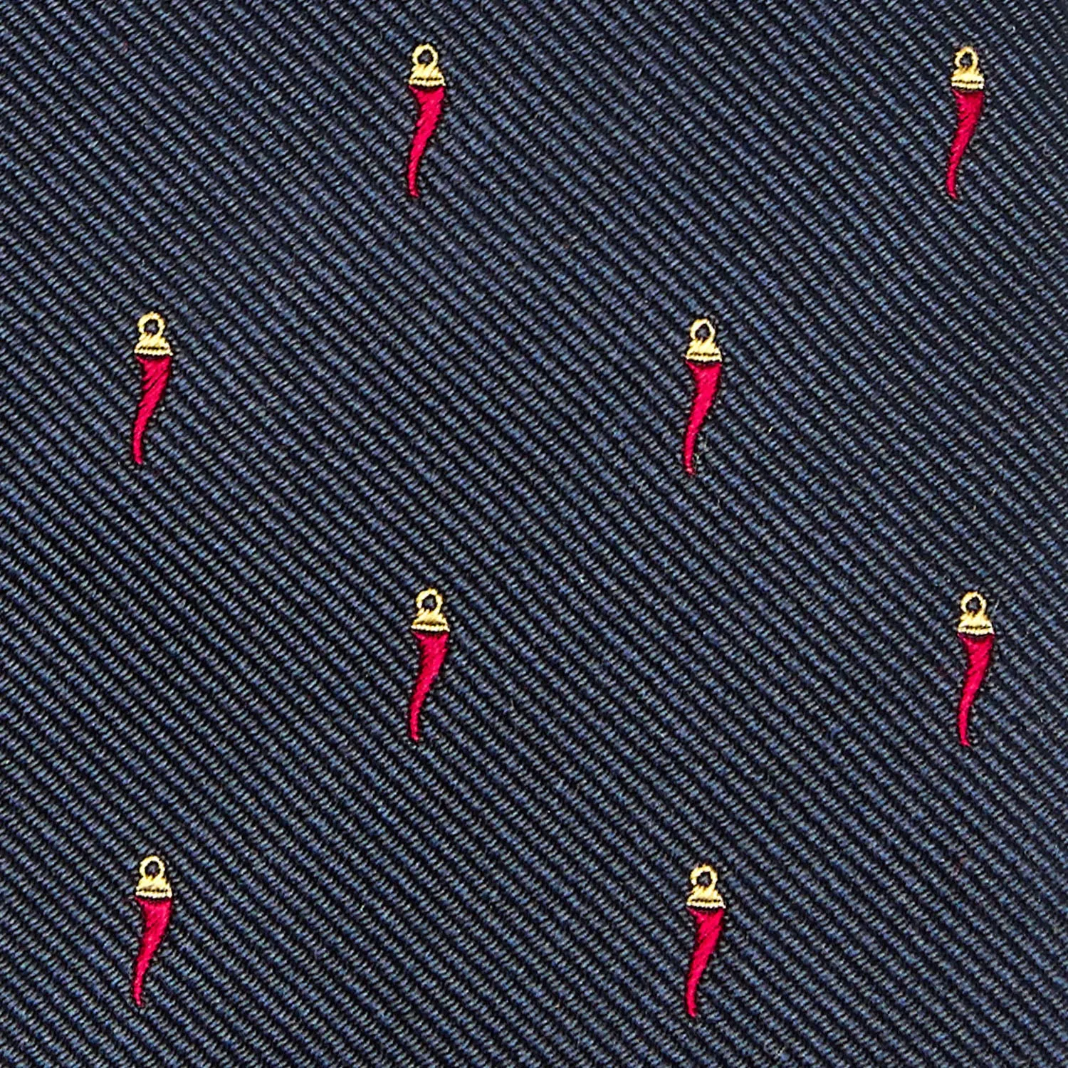 BLUE JACQUARD SILK TIE