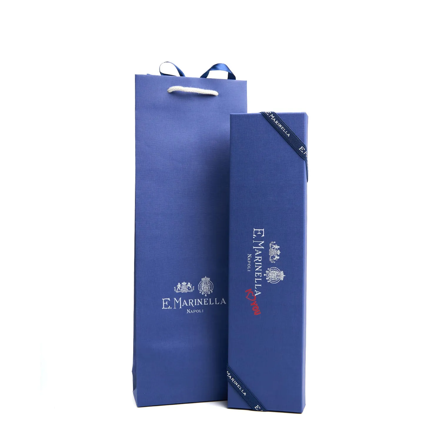 BLUE LADY SILK PRINTED TIE 7 CM