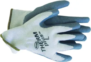 Boss plus 8435L Protective Gloves, Unisex, L, Knit Wrist Cuff, Acrylic Glove, Gray/White :PR: QUANTITY: 1