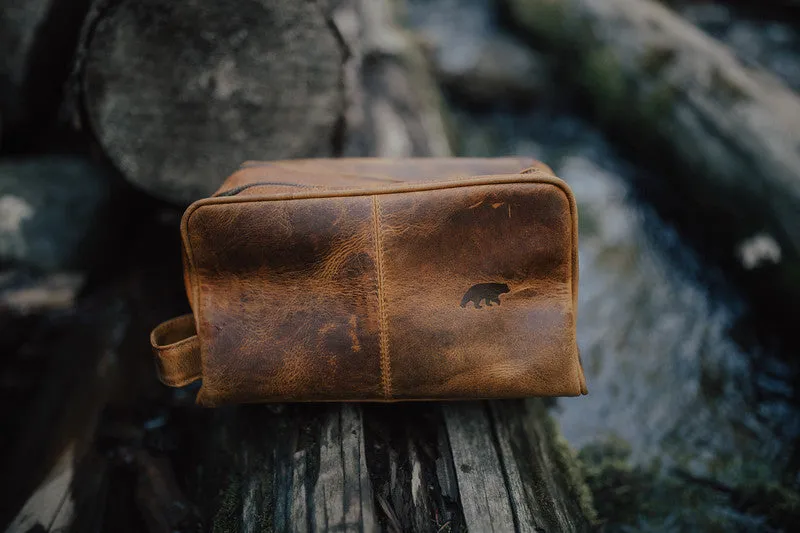 Buffalo Leather Dopp - LG