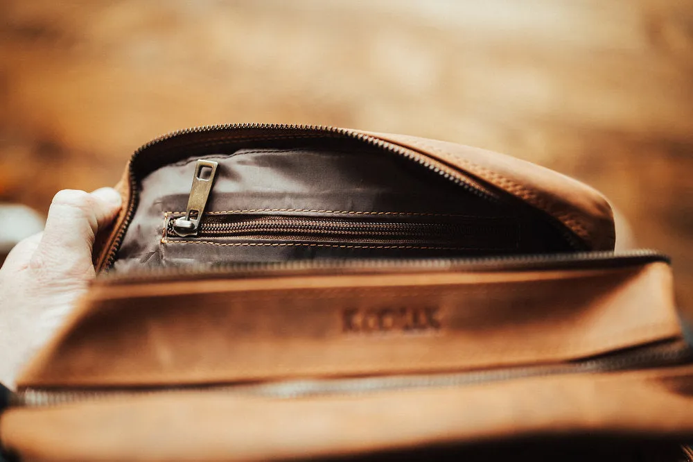 Buffalo Leather Dopp - LG
