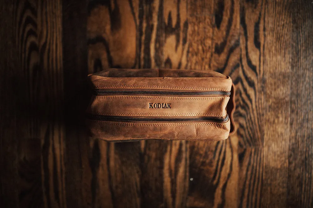 Buffalo Leather Dopp - LG