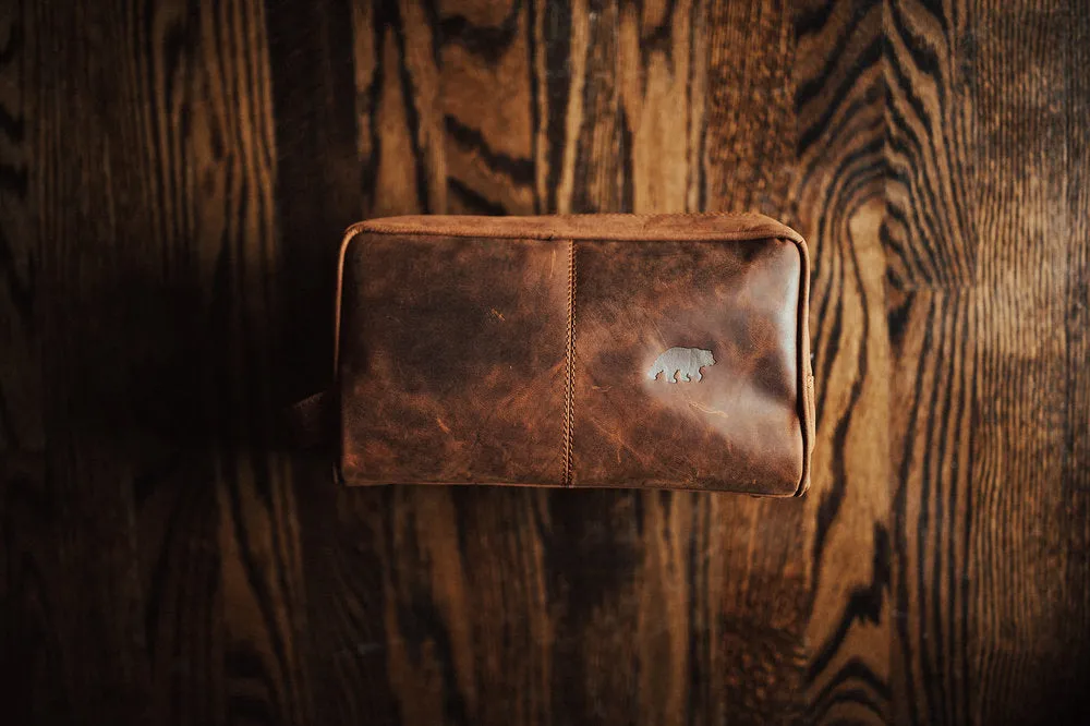 Buffalo Leather Dopp - LG