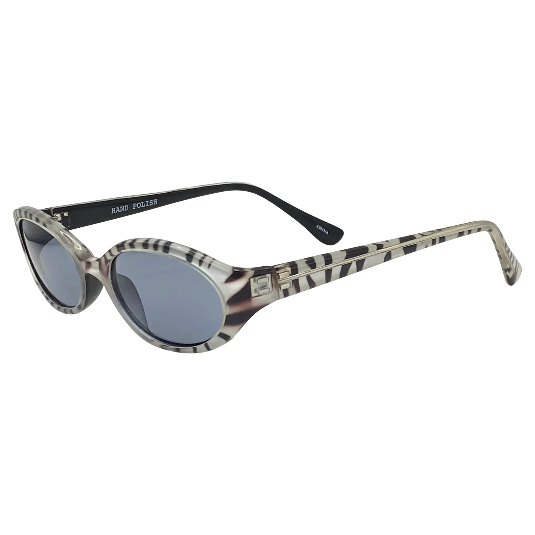 BURMESE Animal Print Oval Sunglasses