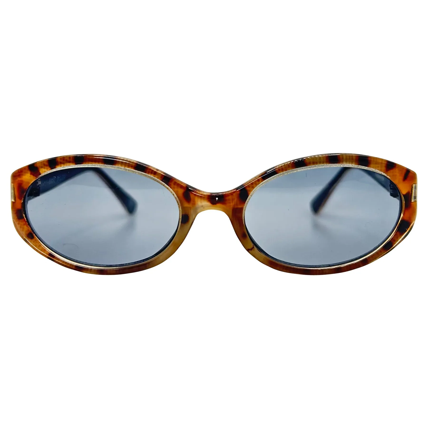 BURMESE Animal Print Oval Sunglasses