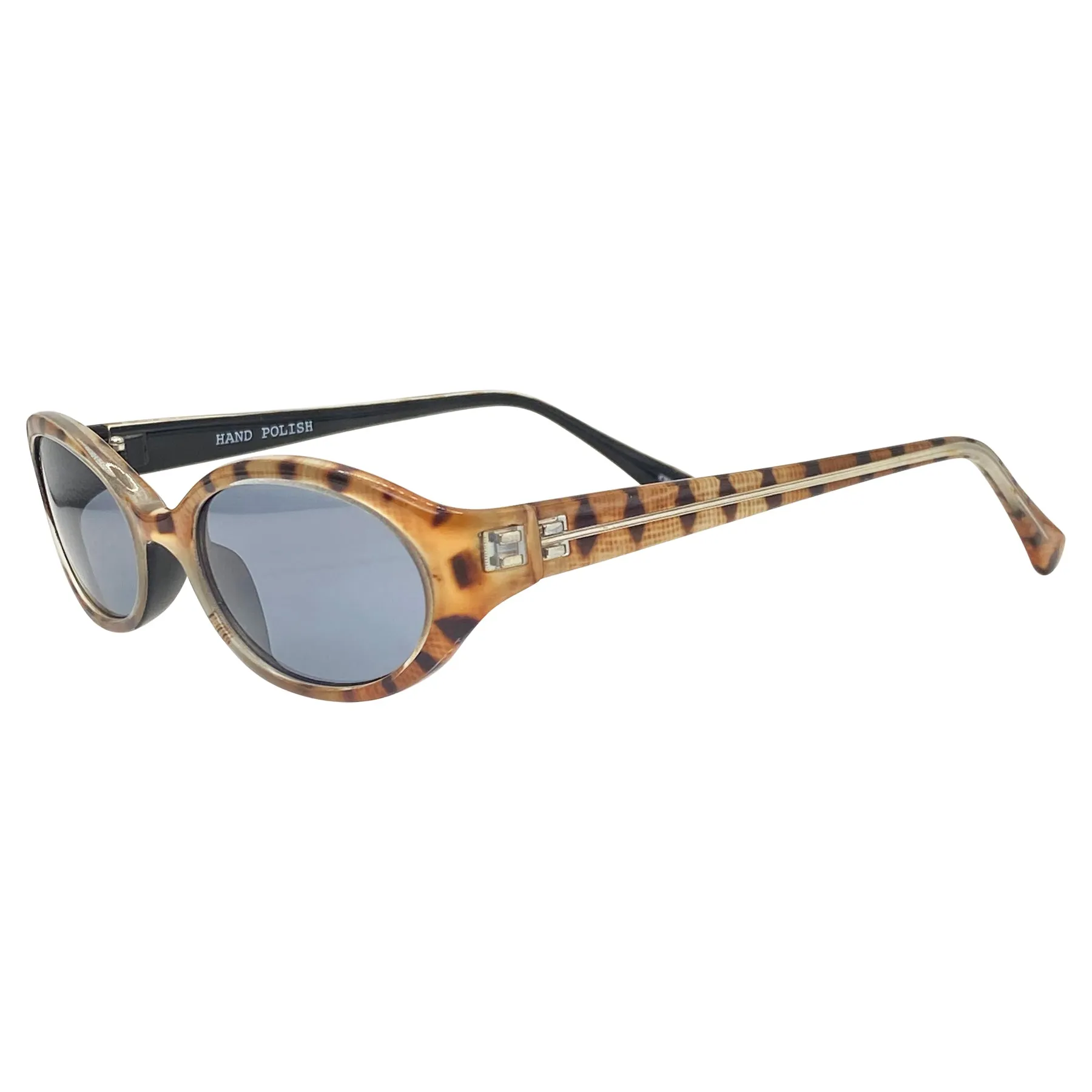 BURMESE Animal Print Oval Sunglasses