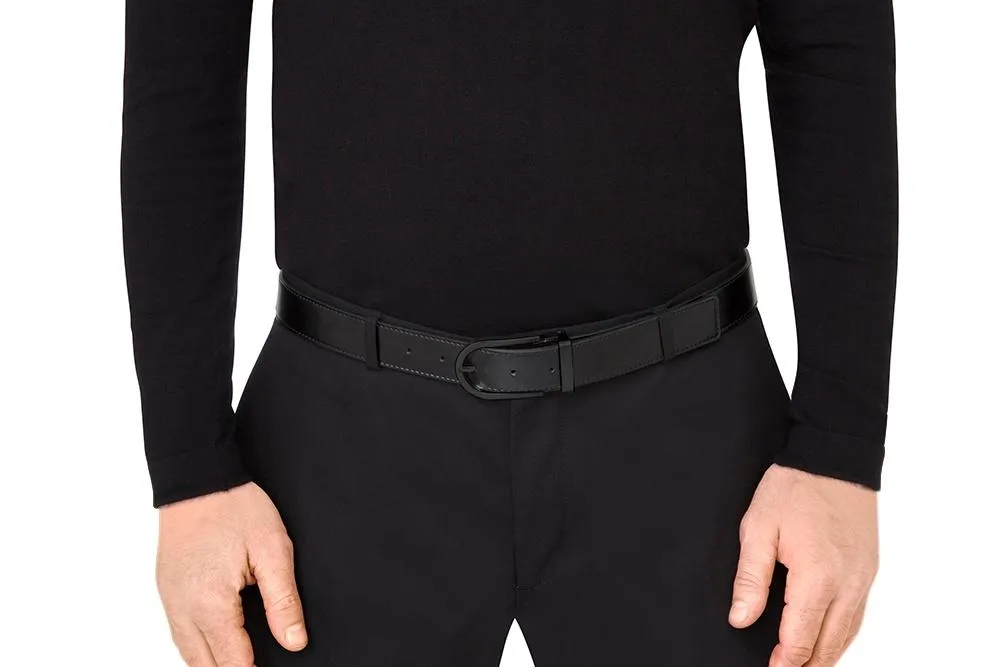 Caldo Black with Black/Brown Strap