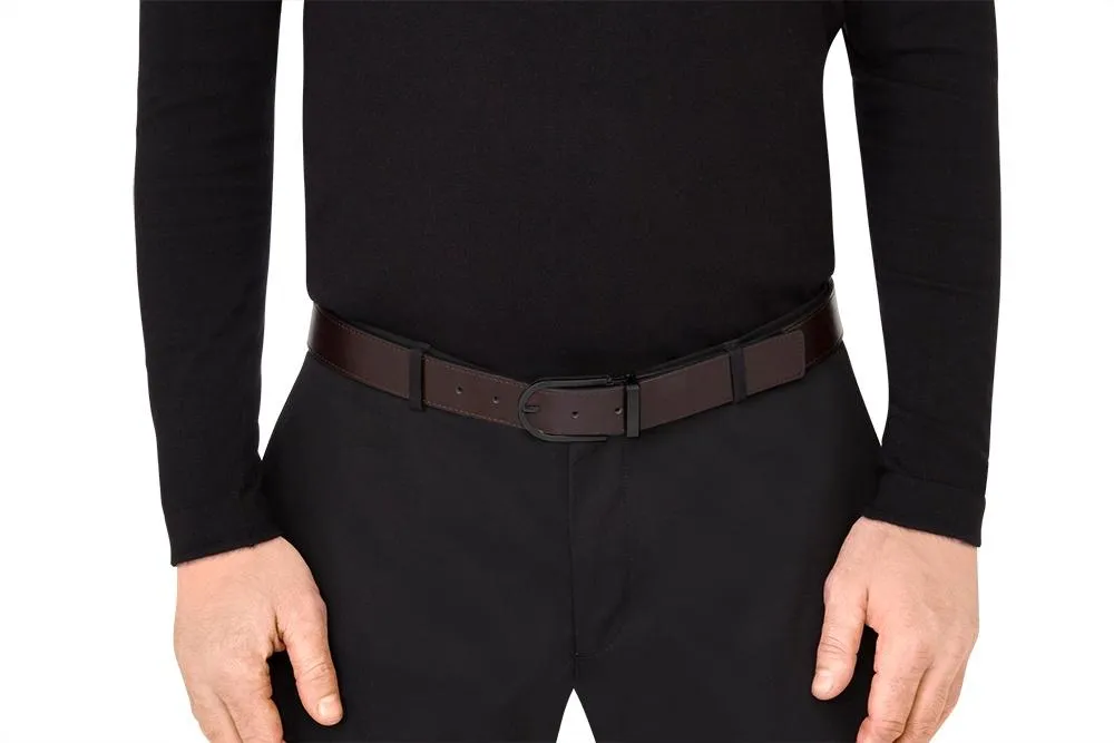 Caldo Black with Black/Brown Strap