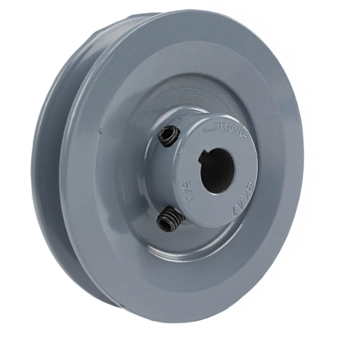Cast Iron 4.5" Single Groove Pulley V Style B Belt 5L for 5/8 Inch Keyed Shaft