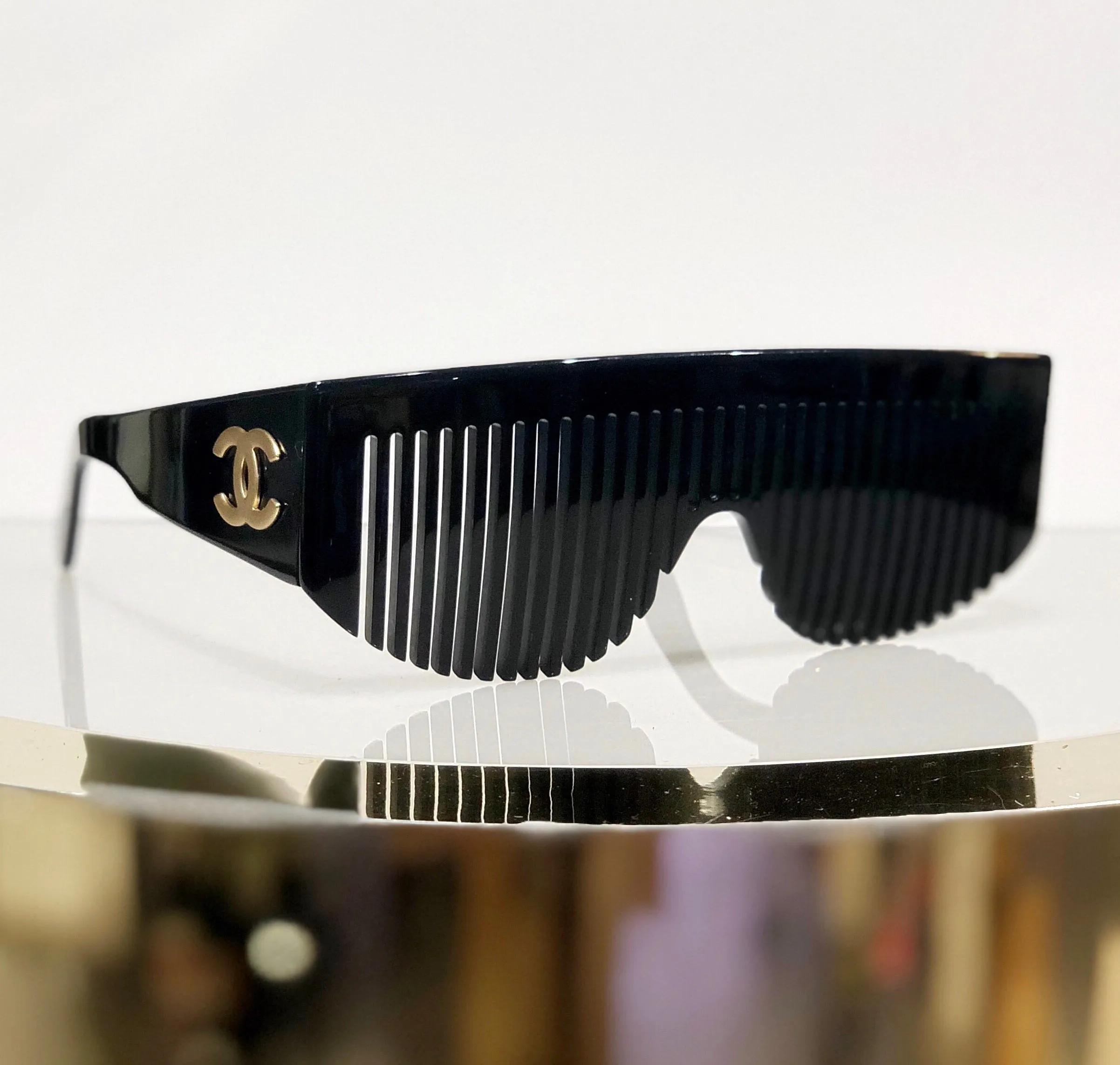 Chanel 1993 Runway Comb Sunglasses