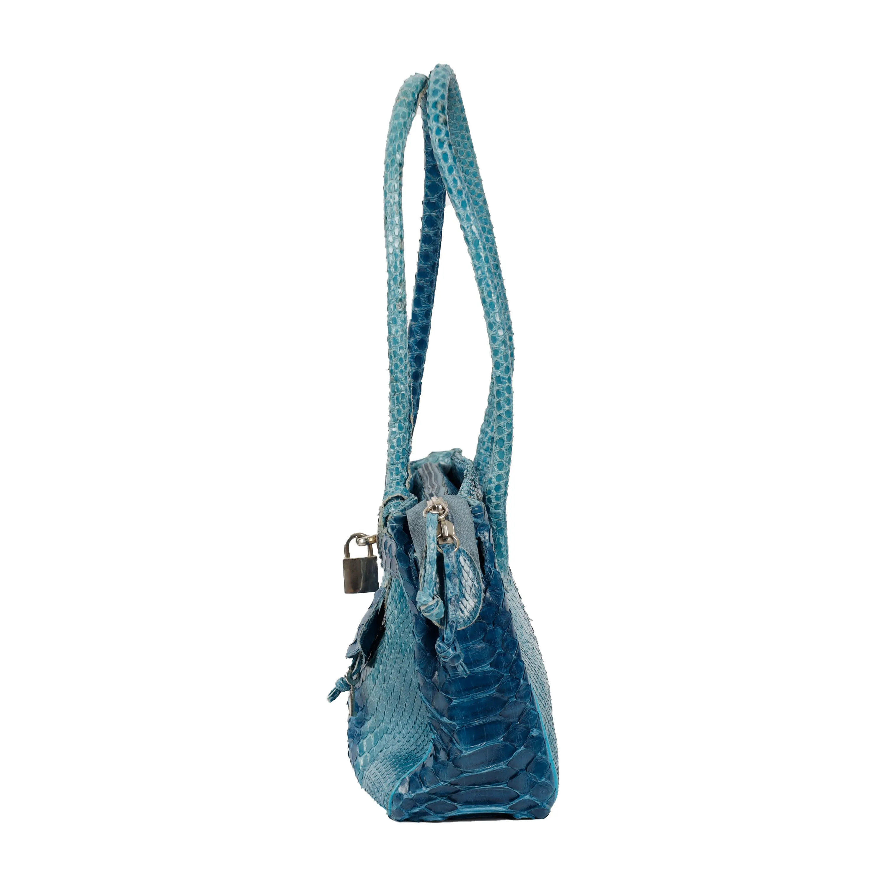 Collection Privée Snakeskin Leather Shoulder Bag - '90s