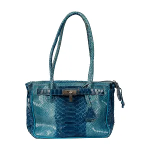 Collection Privée Snakeskin Leather Shoulder Bag - '90s