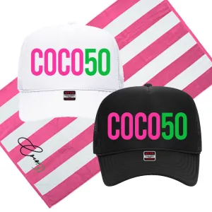 Custom Trucker Hat - BOLD TEXT 2 COLORS