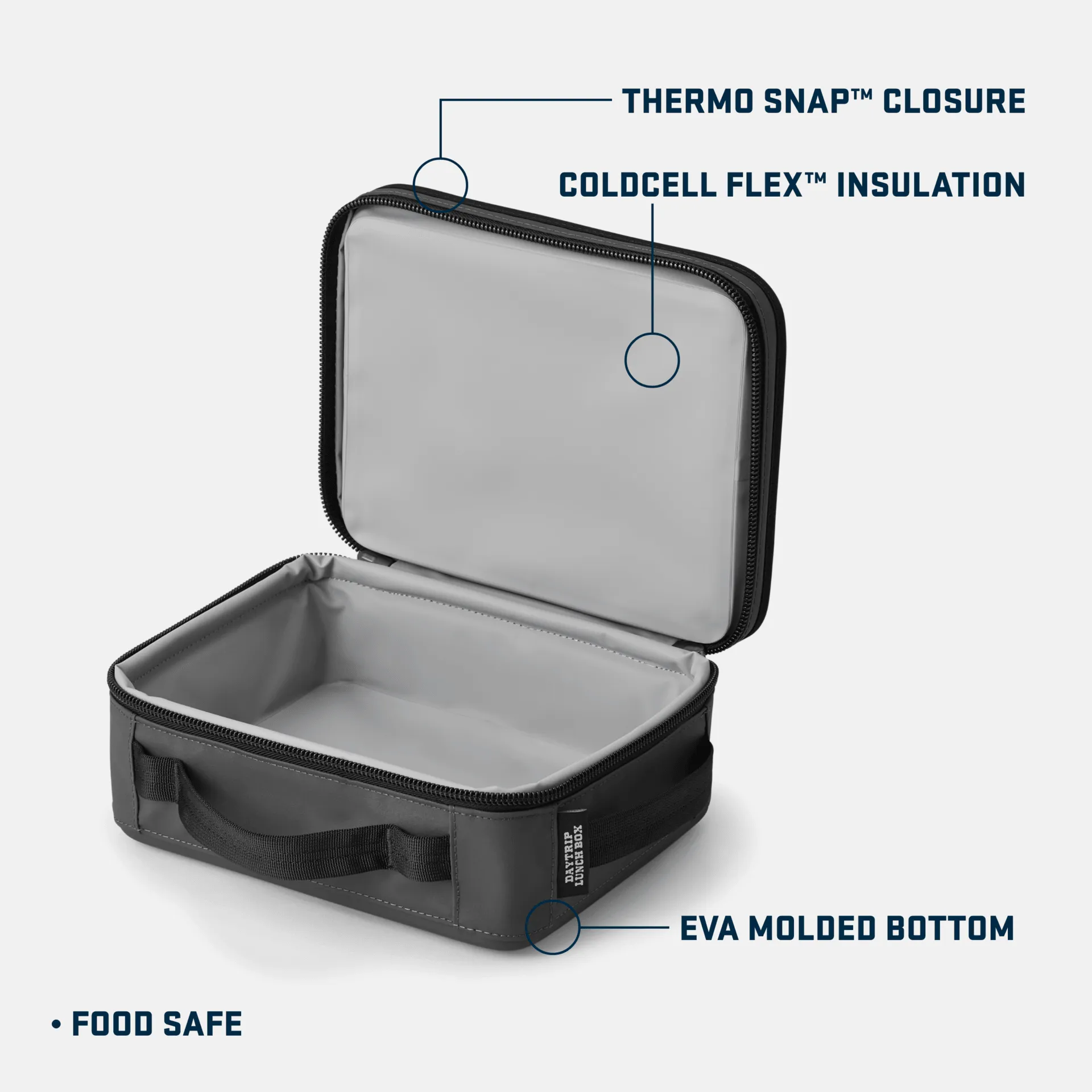 Daytrip Lunch Box Charcoal