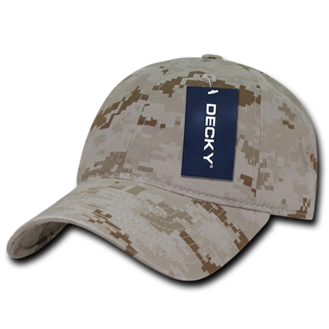 Decky 216 Relaxed Camouflage Dad Hats Low Profile 6 Panel Curved Bill Caps