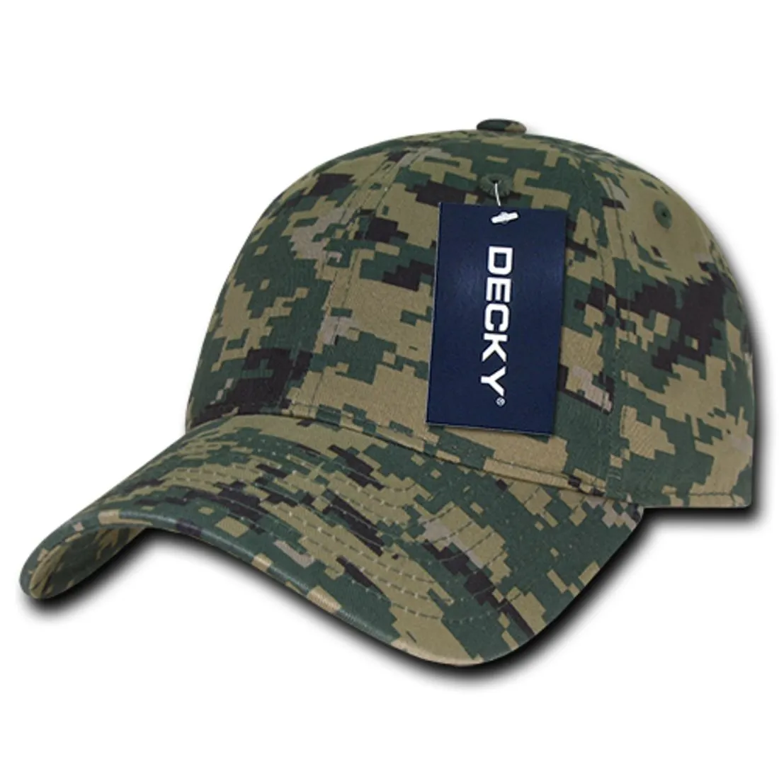 Decky 216 Relaxed Camouflage Dad Hats Low Profile 6 Panel Curved Bill Caps