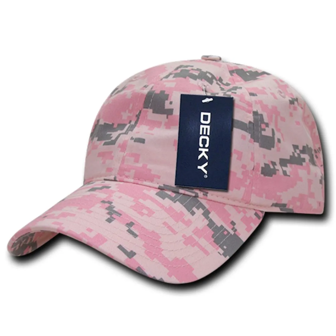 Decky 216 Relaxed Camouflage Dad Hats Low Profile 6 Panel Curved Bill Caps