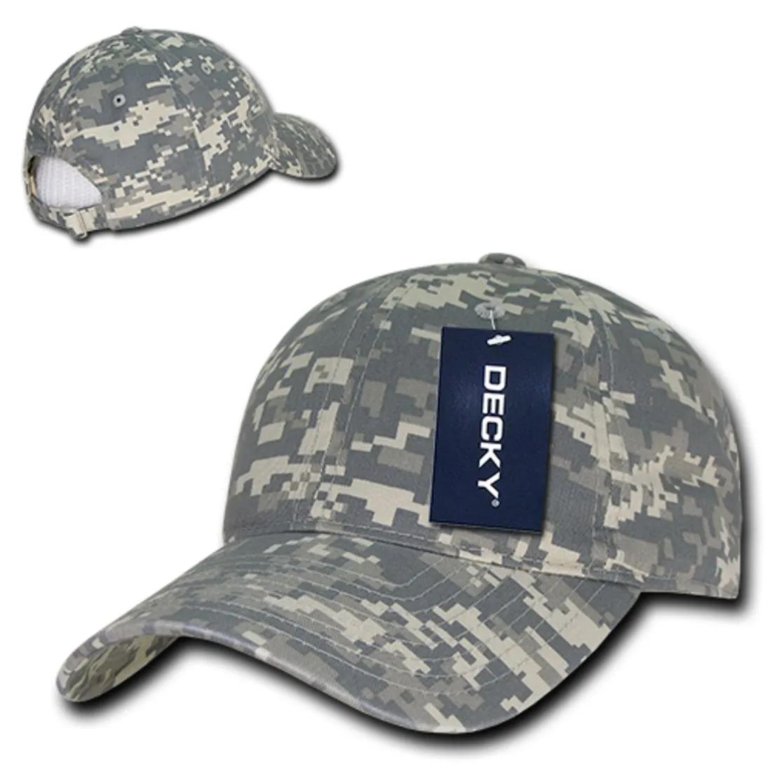 Decky 216 Relaxed Camouflage Dad Hats Low Profile 6 Panel Curved Bill Caps