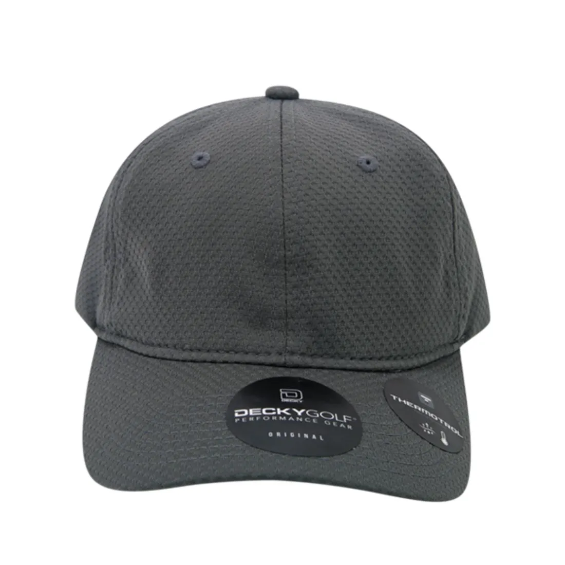 Decky 6205 Dimple Pattern Low Crown Hats Relaxed 6 Panel Golf Sports Caps