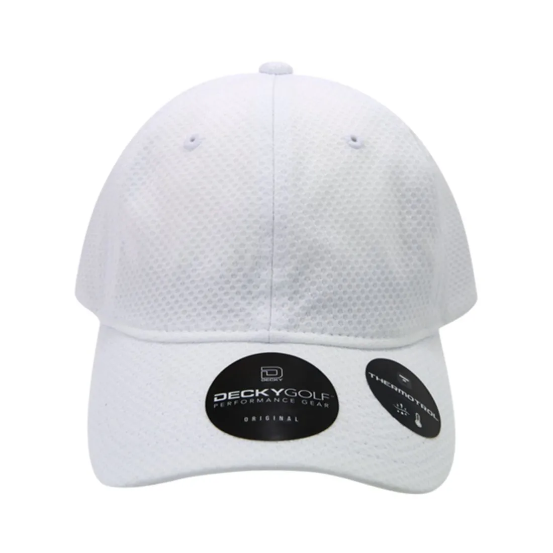 Decky 6205 Dimple Pattern Low Crown Hats Relaxed 6 Panel Golf Sports Caps