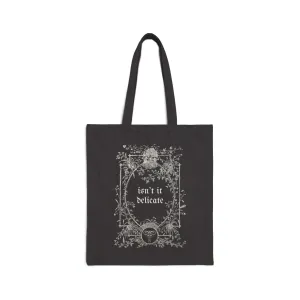 Delicate Cotton Canvas Tote Bag