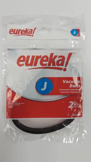 Eureka Style J Vacuum Belts (2-Pack) [61520B-12]