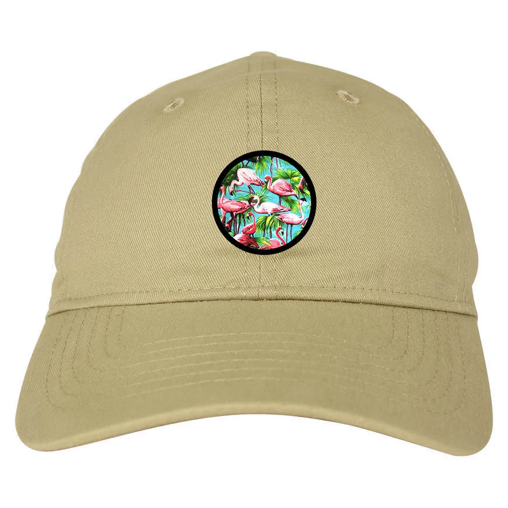 Flamingo Circle Dad Hat