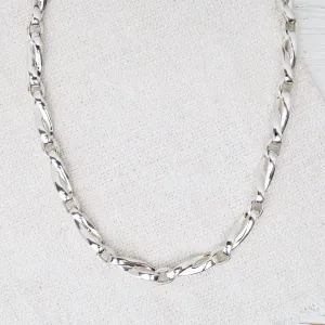 Flat Infinity Link Necklace