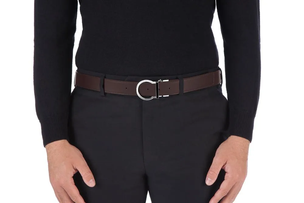 Fundo Silver with Black/Brown Strap