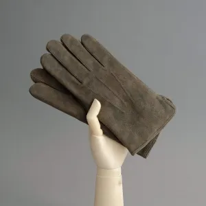 Gentlemen's Gloves from Walnut Goatskin Lined with Cashmere