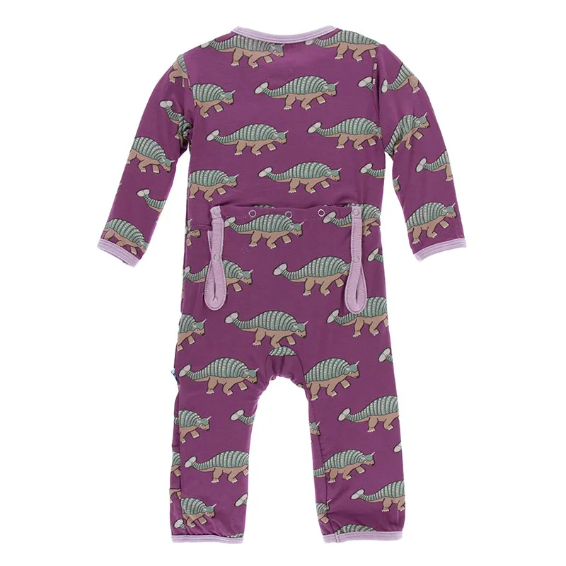 Kickee Pants Print Coverall with Snaps