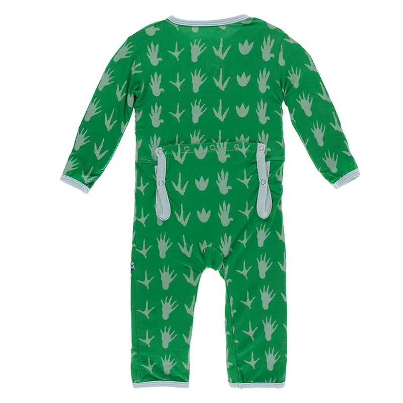 Kickee Pants Print Coverall with Snaps