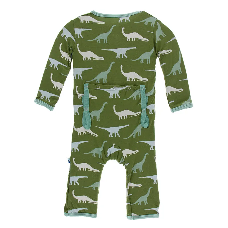 Kickee Pants Print Coverall with Snaps