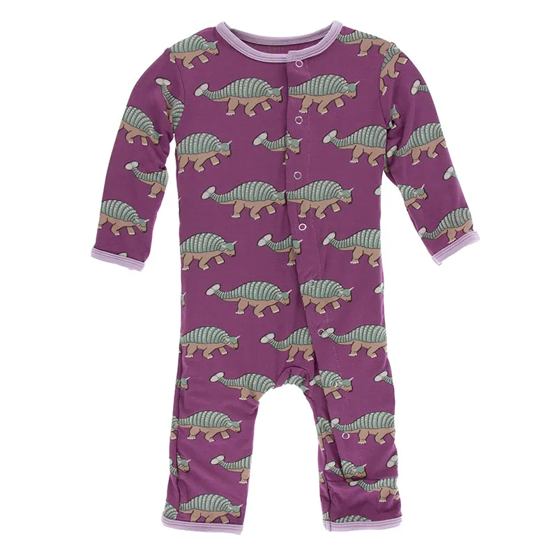 Kickee Pants Print Coverall with Snaps