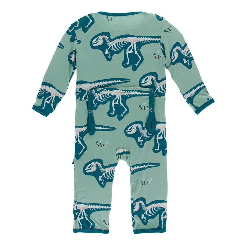 Kickee Pants Print Coverall with Snaps
