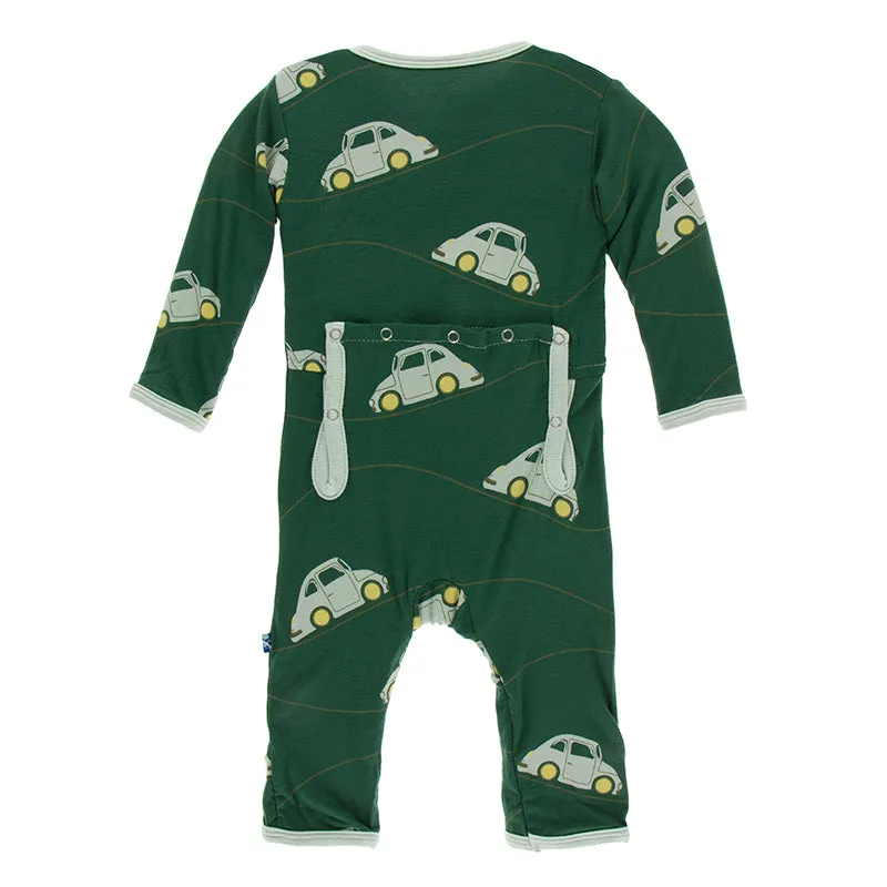 Kickee Pants Print Coverall with Snaps