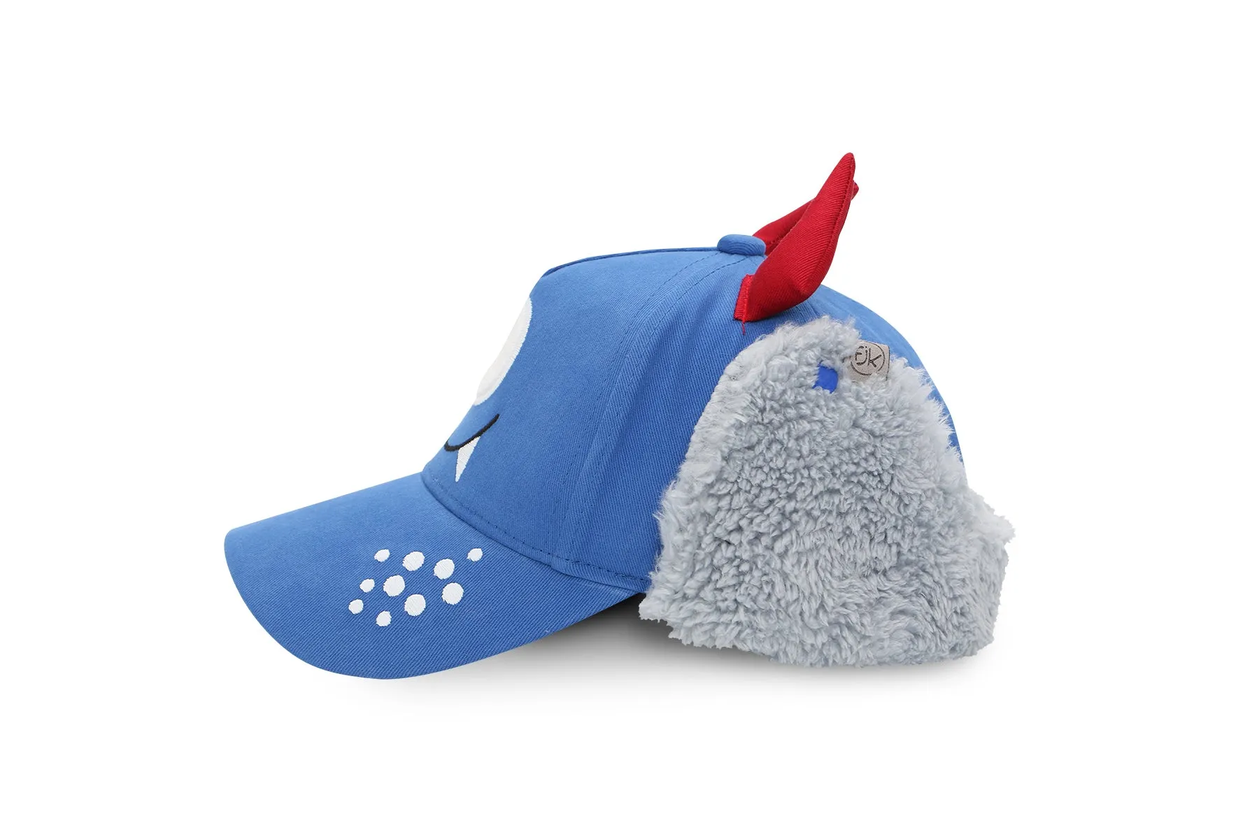 Kids 3D Winter Cap with Ear Flaps - Monster